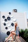 loft urban saucer round 21cm white